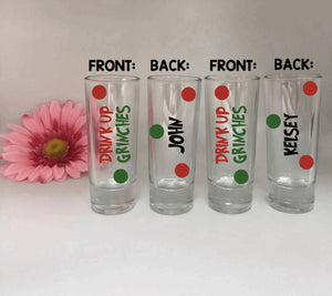 Drink Up Grinches Shot Glasses