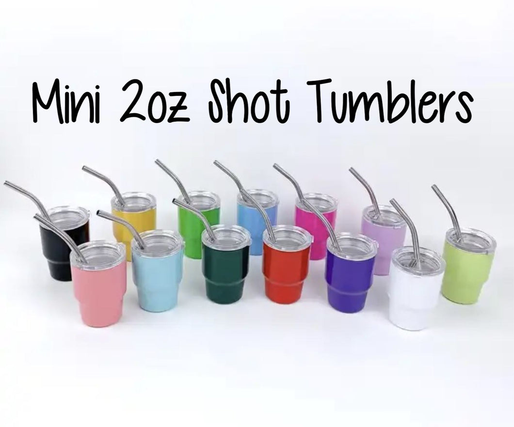 Mini 2oz Shot Insulated Tumblers
