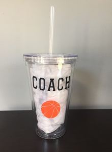 Personalized 16oz Sports Tumblers | 6 Different Font Styles To Choose From!