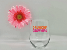 Drunkin' Grownups Stemless Wine Glass