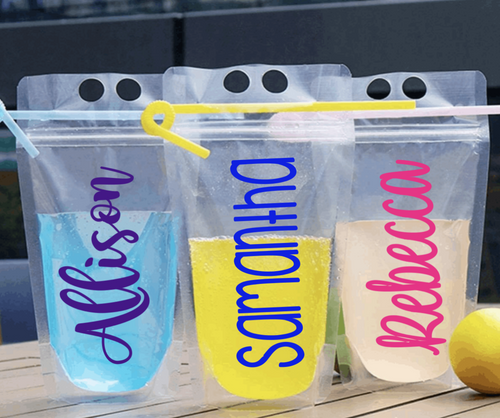 Personalized Adult Drink Pouches