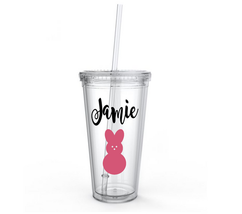 Easter Peep 16oz Tumblers | 28 Font Styles To Choose From!