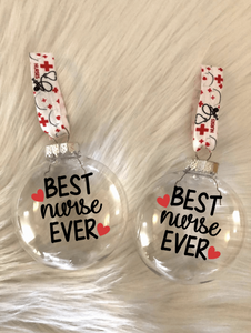 Best Nurse Ever Ornaments