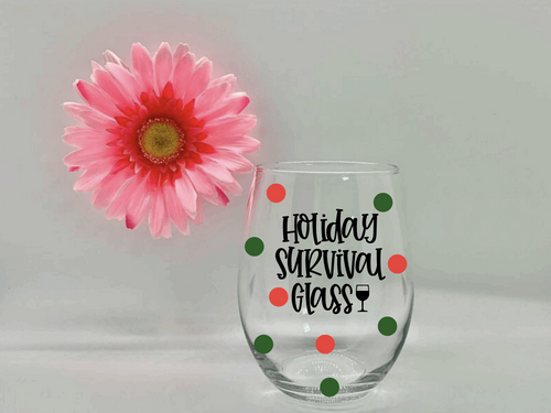 Holiday Survival Glass