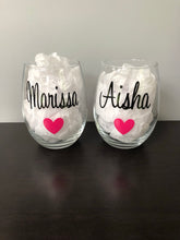 Personalized Stemless Wine Glasses | 18 Different Font Styles To Choose From!