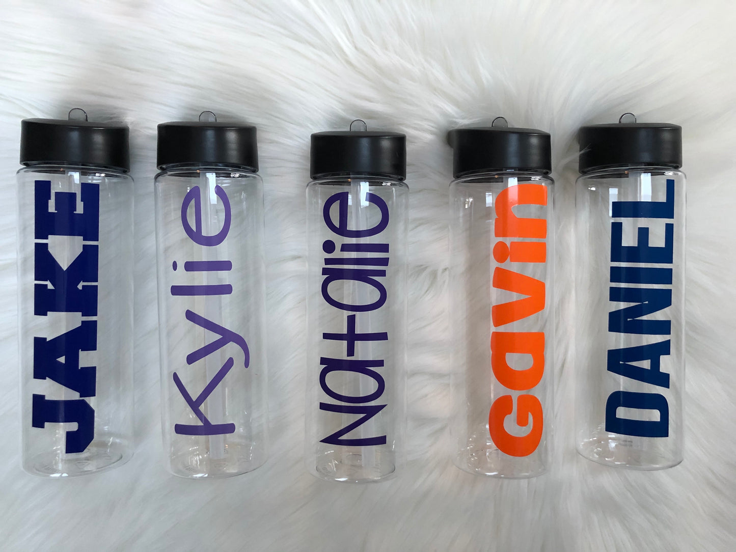 Personalized Water Bottle (Name Only-24oz) | 76 Different Font Styles To Choose From!