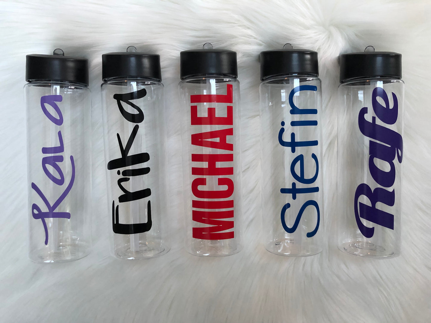 Personalized Water Bottle (Name Only-24oz) | 76 Different Font Styles To Choose From!