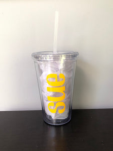 Personalized Tumbler For Bus Drivers