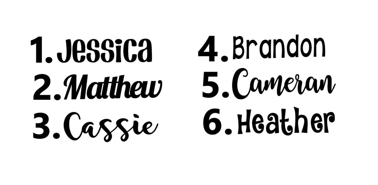 “It Takes A Big Heart To Teach Little Minds” Tumbler | 20 Different Font Styles To Choose From For The Name