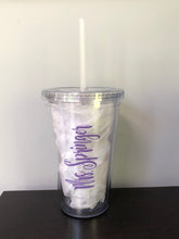 Personalized Tumbler For Speech Pathologists