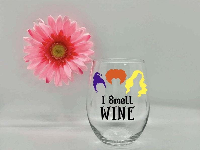 “I Smell Wine” Glass