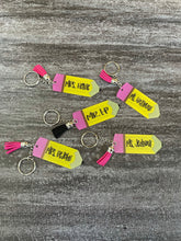 Personalized Pencil Keychains