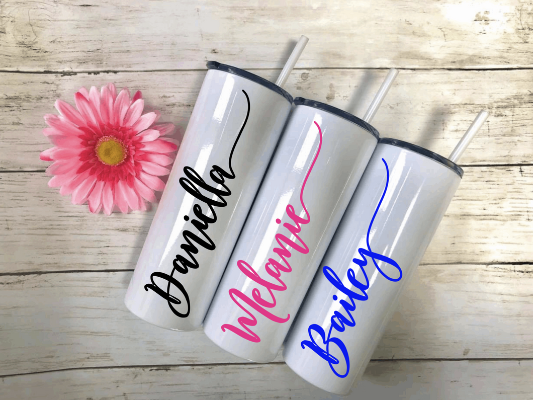 Personalized Stainless Steel Tumblers | Many Different Colors To Choose From!