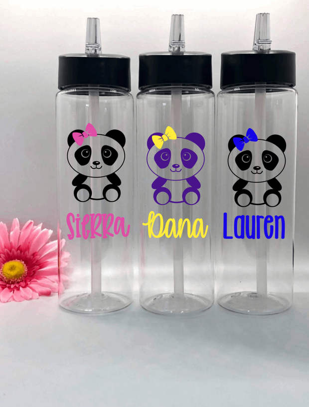 Personalized Panda Water Bottles