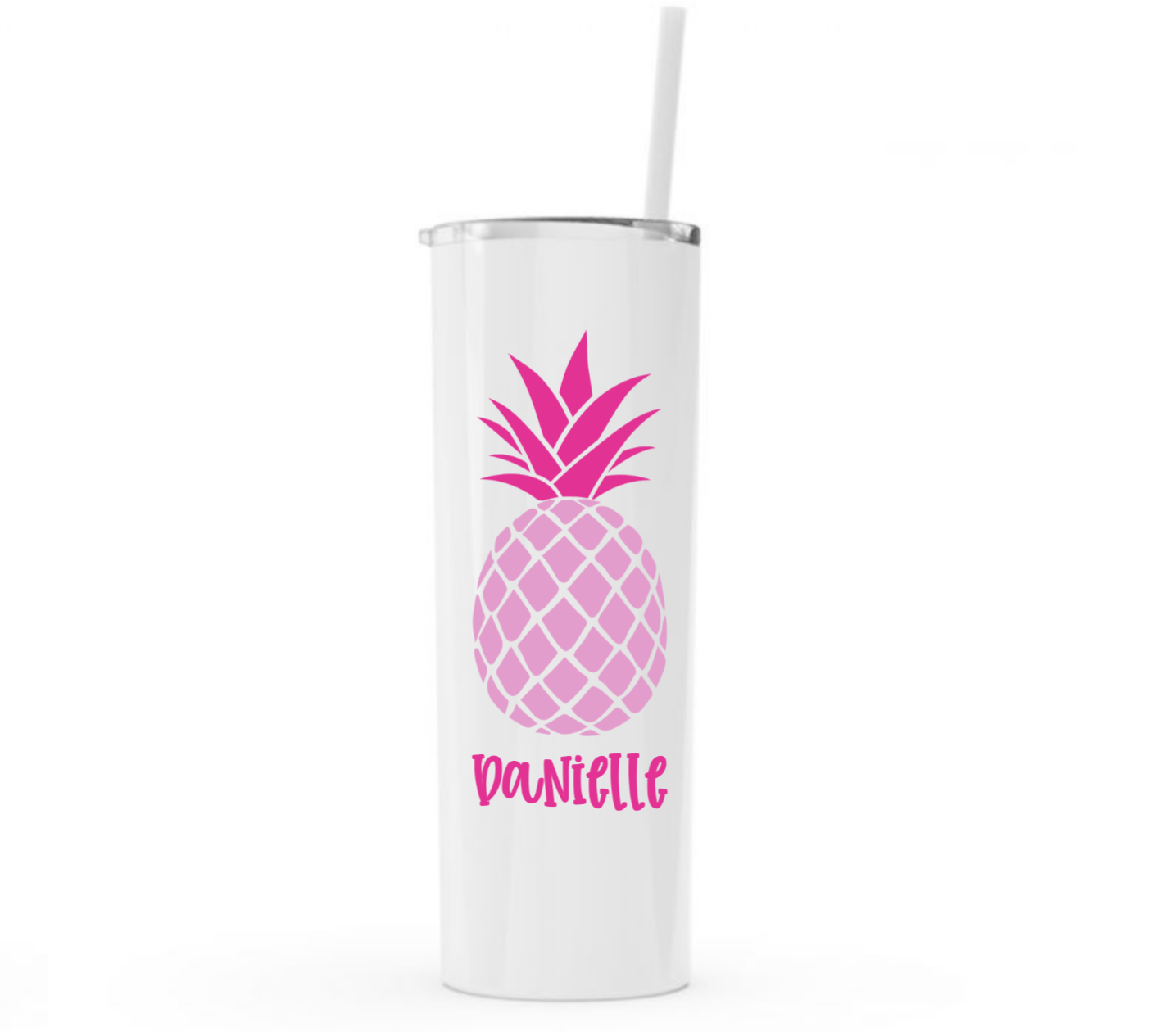 Personalized Pineapple Stainless Steel Tumblers