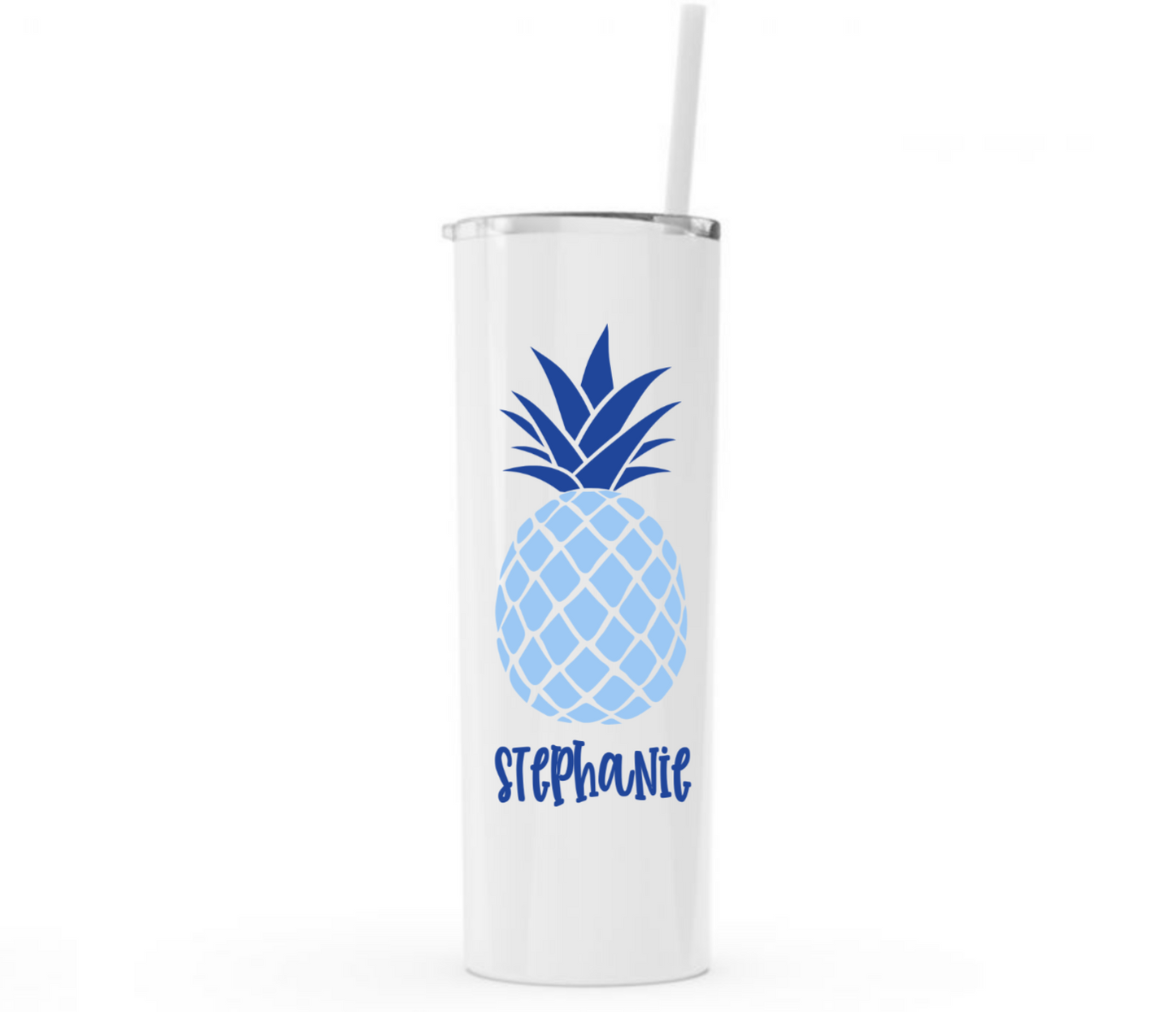 Personalized Pineapple Stainless Steel Tumblers