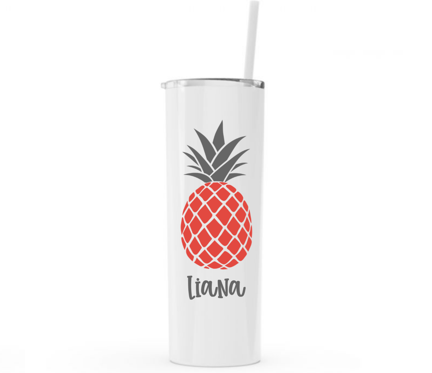 Personalized Pineapple Stainless Steel Tumblers