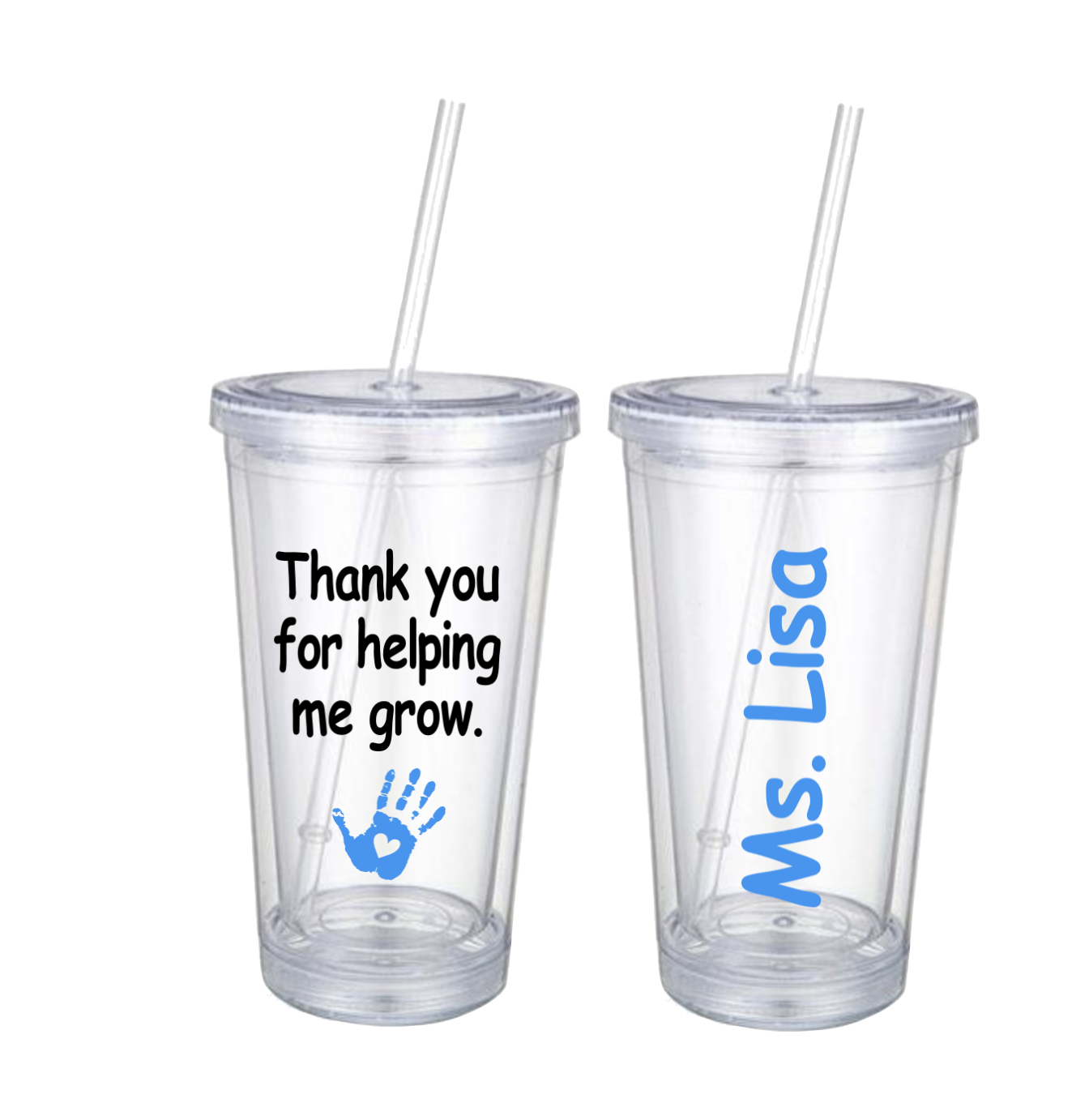 "Thank You For Helping Me Grow" 16oz Tumbler